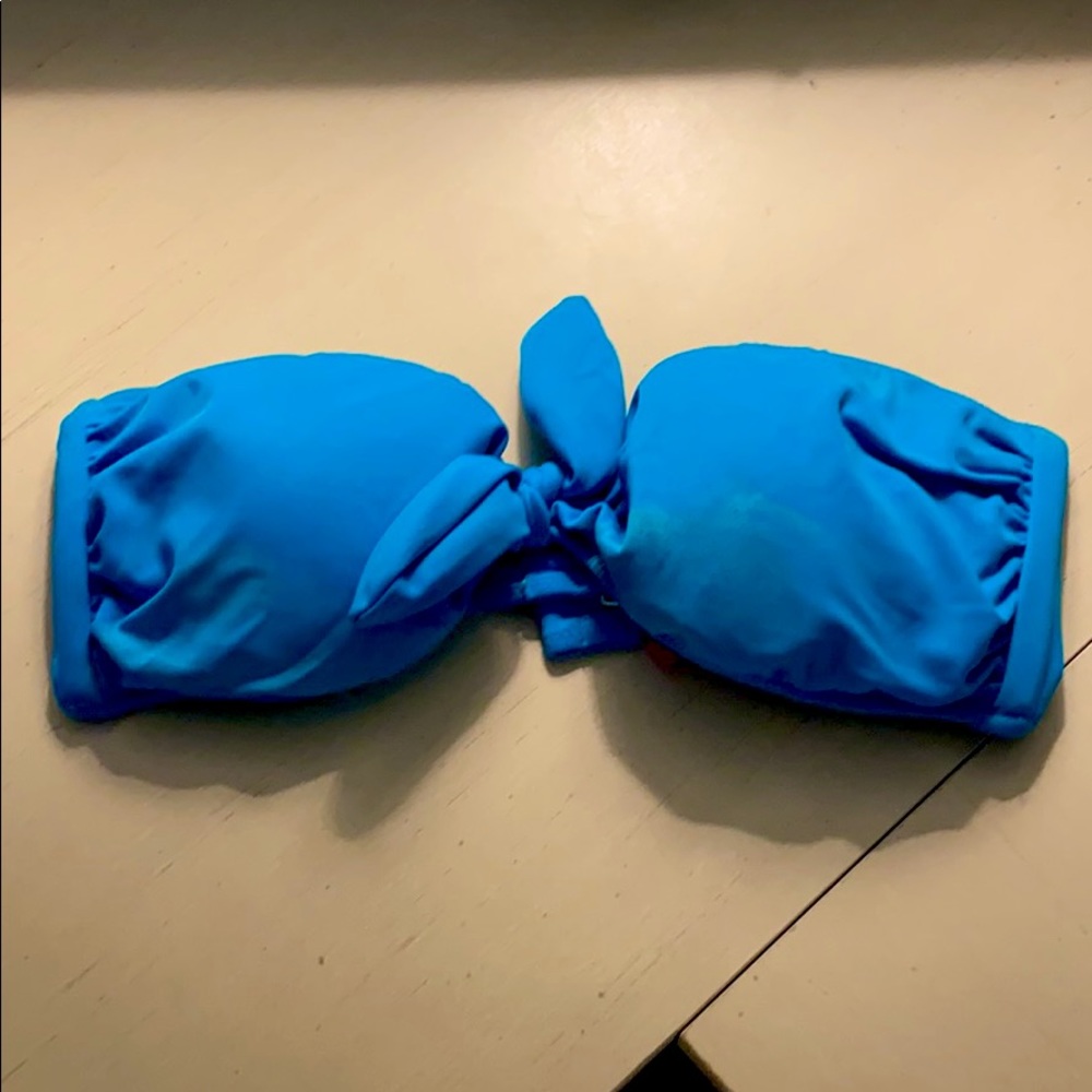 victoria secret bow bandeau top. size M